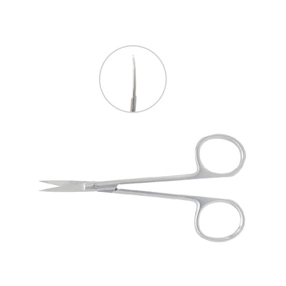 Eye Scissor, Curved, blunt-blunt, 11.5cm