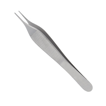 Adson forceps dressing, Serrated, 0.8 mm, overall length 12cm