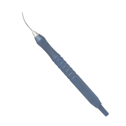 Aspirating cannula handpiece Conical Tip, aspirating port 0.3 mm, 23 ga, TT overall length 11cm Titanium - Stellmacher Instruments inc.