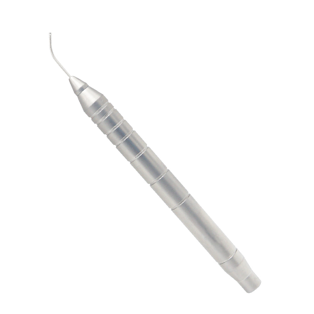 Irrigating Cannula handpiece Conical Tip, Irrigating port 2 x 0.5 mm, 21 ga, SS, overall length 11 cm - Stellmacher Instruments inc.