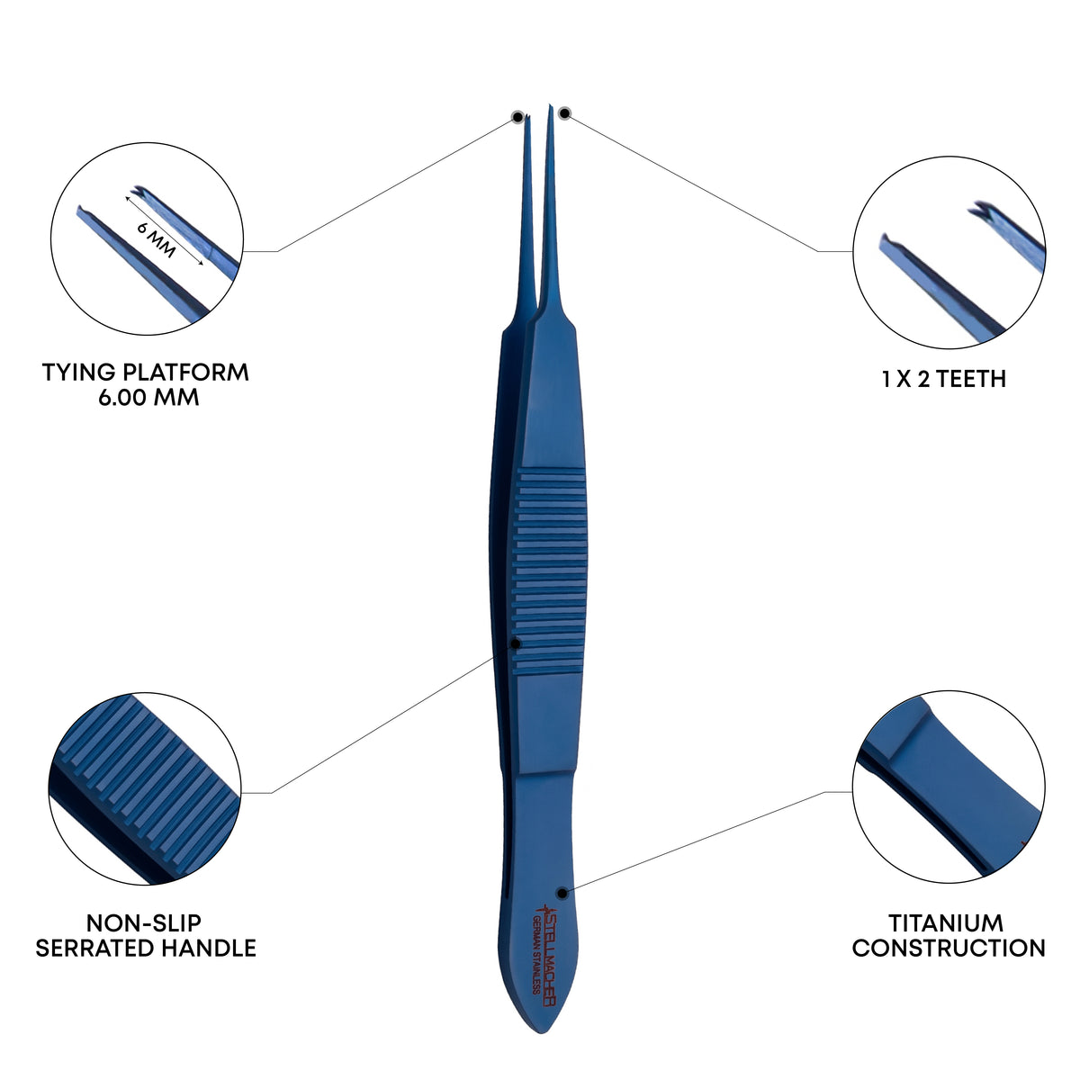 Castroviejo Suturing Forceps – Precision Ophthalmic Surgical Instruments