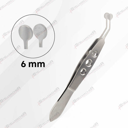 Meibomian Gland Forceps C Collins Expressor for Dry Eyes Tip 6 mm