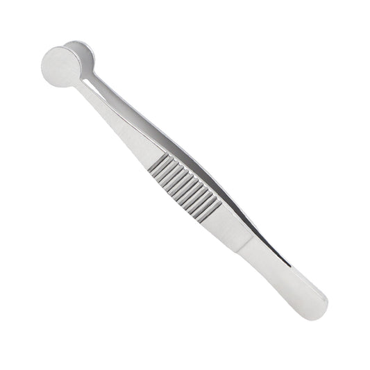 Meibomian Gland Expressor Forceps – 10mm Oval Closed Paddles, 14° Angled