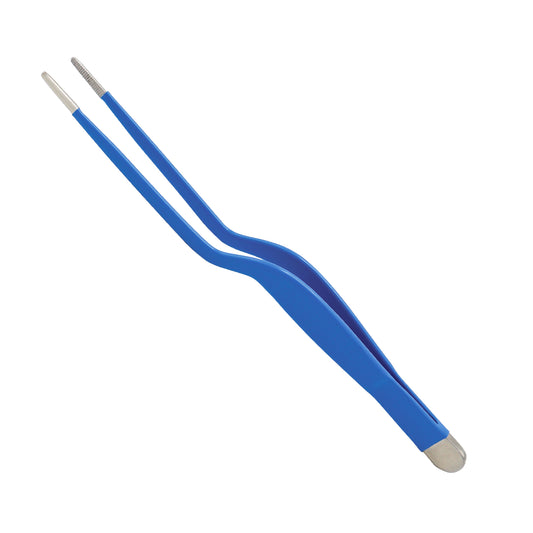Coated Lucae Bayonet Forceps – Serrated Tips (5 ½" & 7 ½")