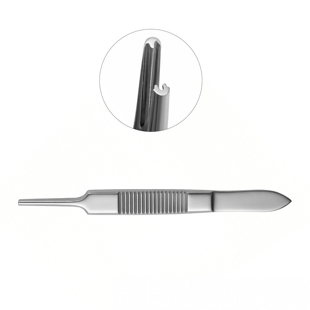 Alabama University Utility Forceps – 15mm V-Grooved, Straight, 90mm