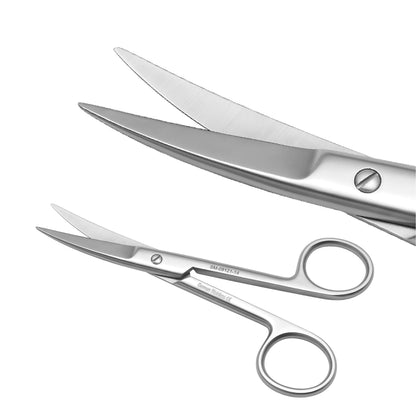 Standard Operating Surgical Scissors – Curved & Straight | 140–145mm