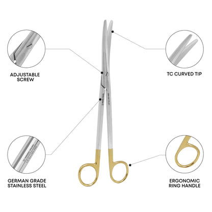 Mayo-Stille Operating Scissors Curved 21cm / 8¼" – Tungsten Carbide T/C