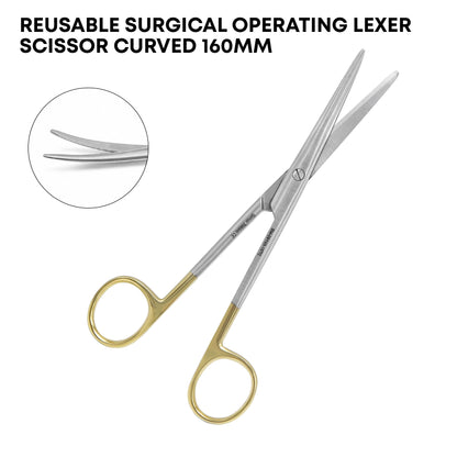 Surgical Operating Lexer Scissor Curved – 160mm / 16cm
