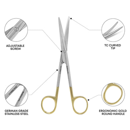 Surgical Operating Lexer Scissor Curved – 160mm / 16cm