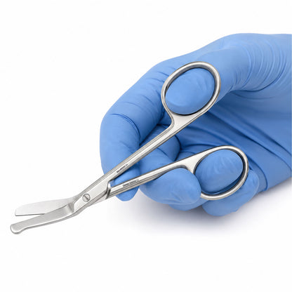 Ostomy Scissors Curved Blunt Tips – Colostomy & Stoma Care Scissors
