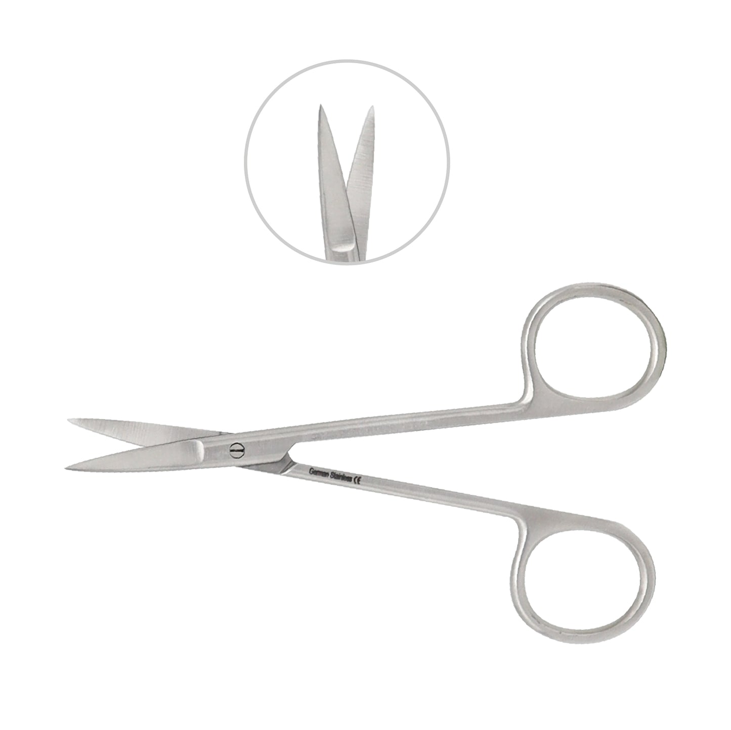 Surgical Operating Iris Standard Scissors Straight 11cm