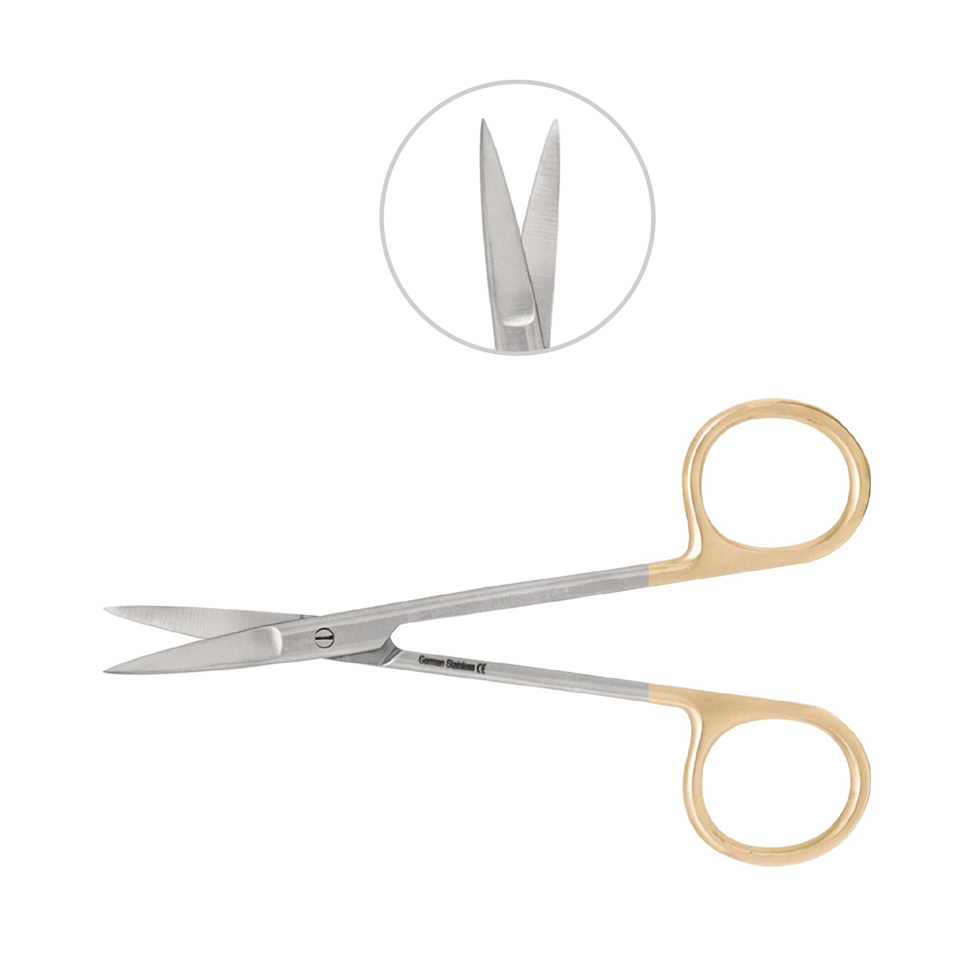 Operating Iris Standard Scissors Straight 11cm TC