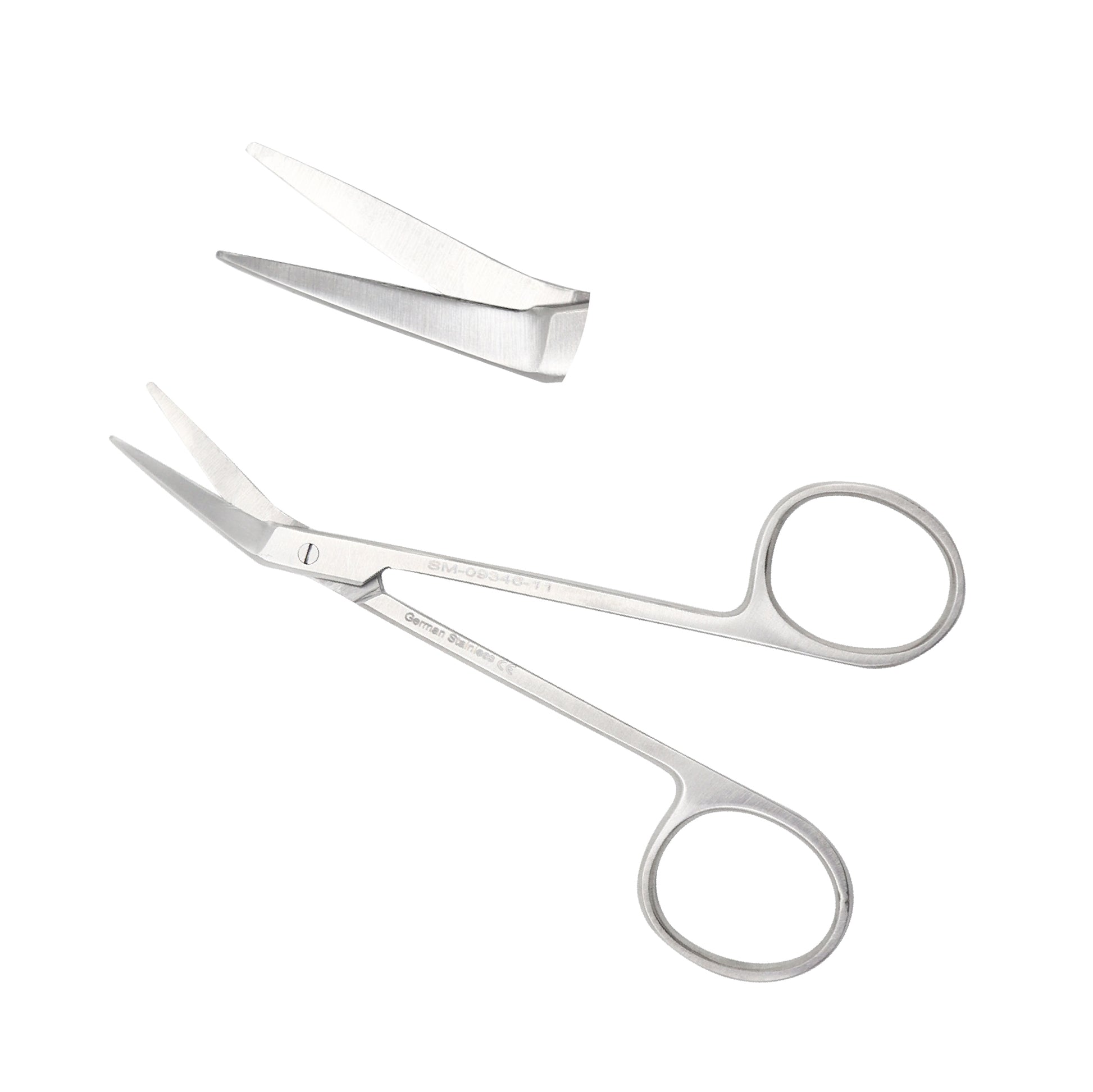 Surgical Operating Iris Scissors – Angled (11cm)