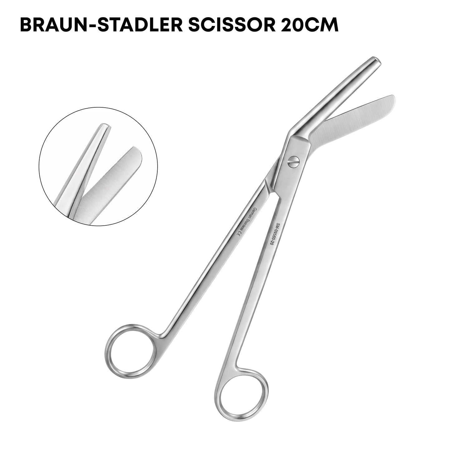 Braun-Stadler Episiotomy Scissors 20cm – Angled Surgical Scissors