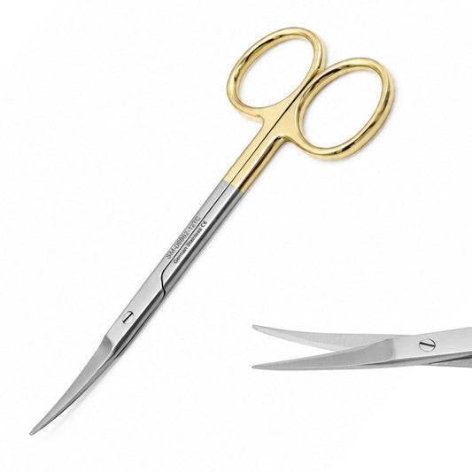 Surgical Operating Gum Scissors Curved 12.5cm – Tungsten Carbide TC