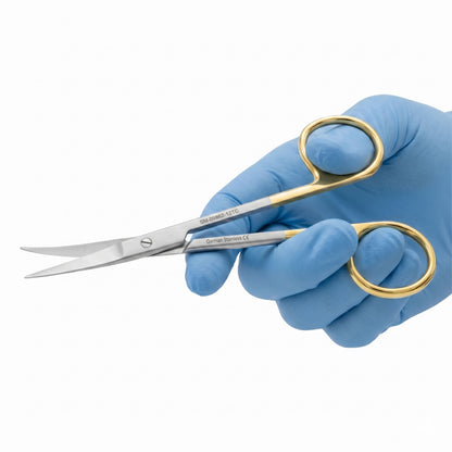 Surgical Operating Gum Scissors Curved 12.5cm – Tungsten Carbide TC