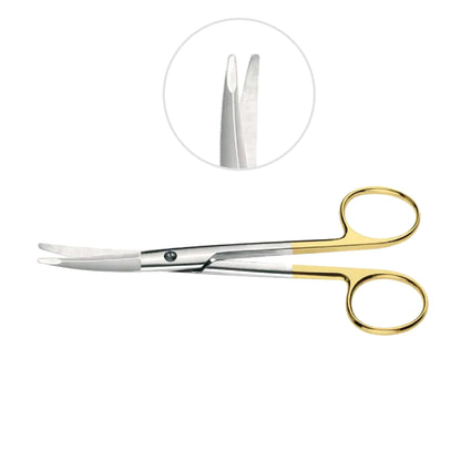 KAYE Face Lift Scissors 18.5cm Curved T/C Tip