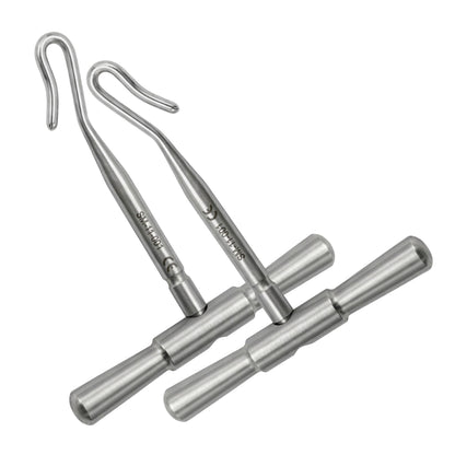 Gigli Saw Handles – Pair | T-Shaped Hook Handles