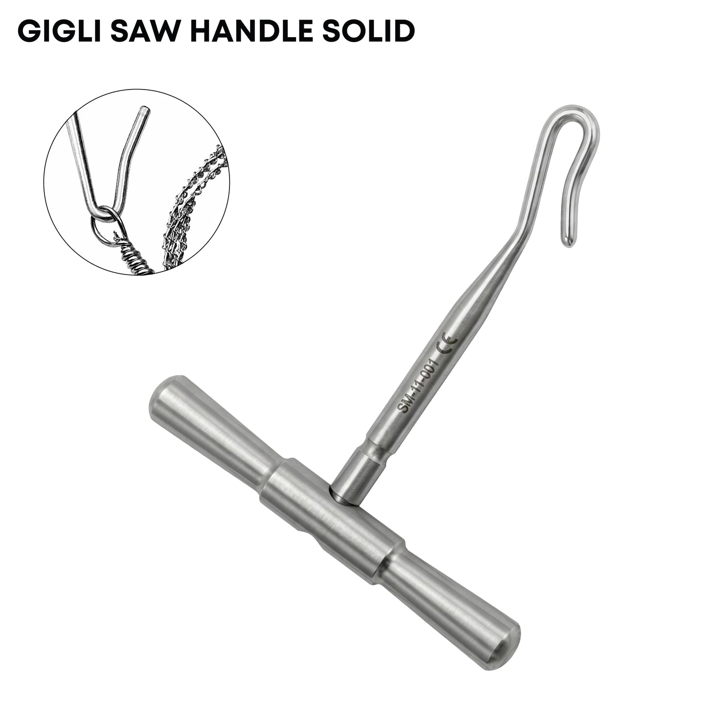Gigli Saw Handles – Pair | T-Shaped Hook Handles