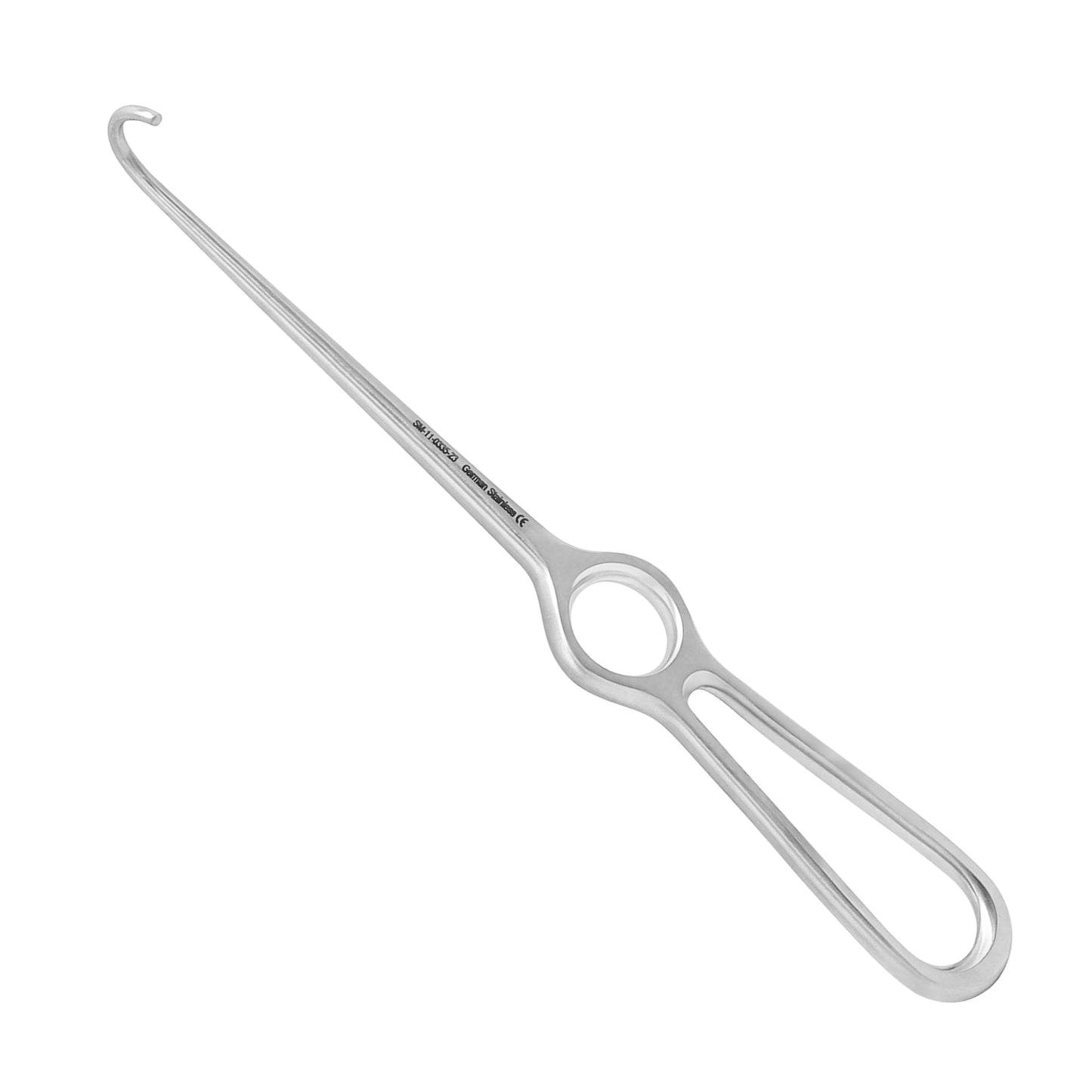 Volkman Bone Hook – 23cm / 9" – 15×20mm Blunt Orthopedic Surgical Retractor