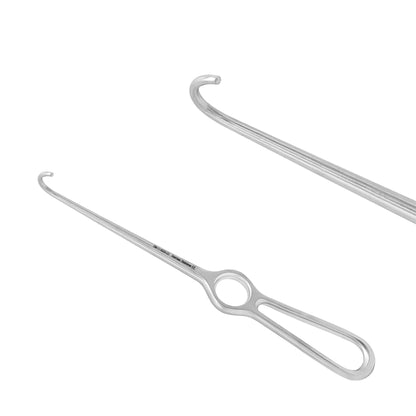 Volkman Bone Hook – 23cm / 9" – 15×20mm Blunt Orthopedic Surgical Retractor