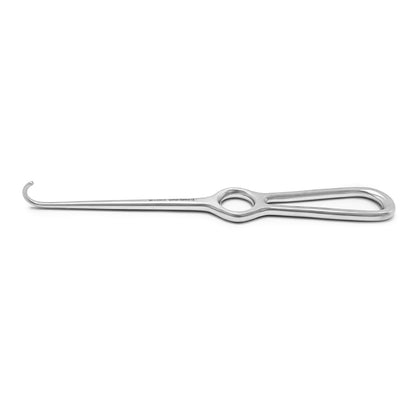 Volkman Bone Hook – 23cm / 9" – 15×20mm Blunt Orthopedic Surgical Retractor