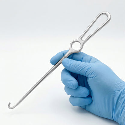 Volkman Bone Hook – 23cm / 9" – 15×20mm Blunt Orthopedic Surgical Retractor
