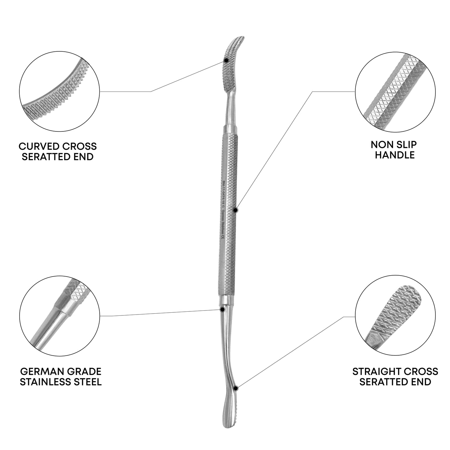 Miller-Colburn Bone File 18cm | Cross Cut Surgical Bone File