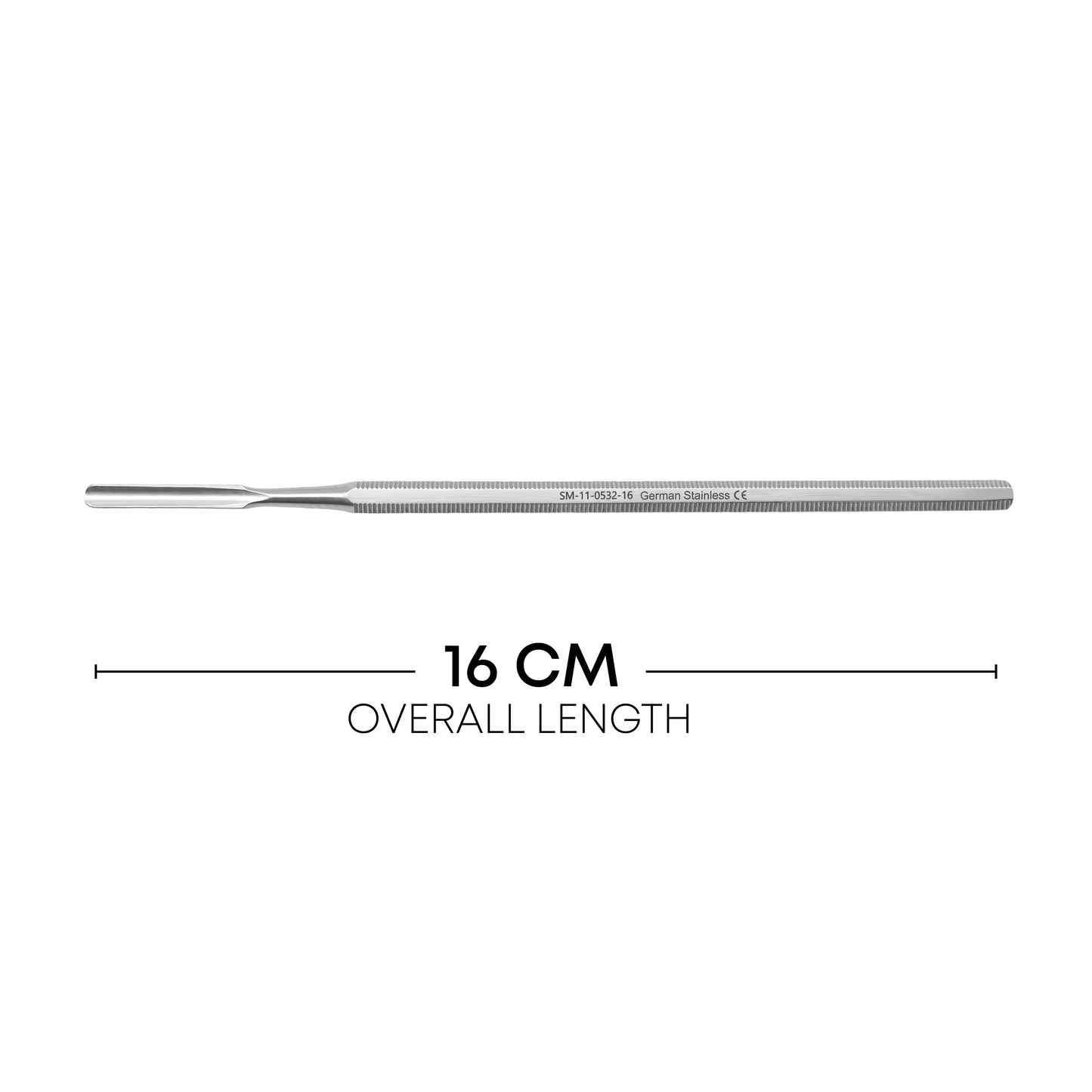 Buckley Bone Gouge 16cm / 6¼" – Octagonal Handle