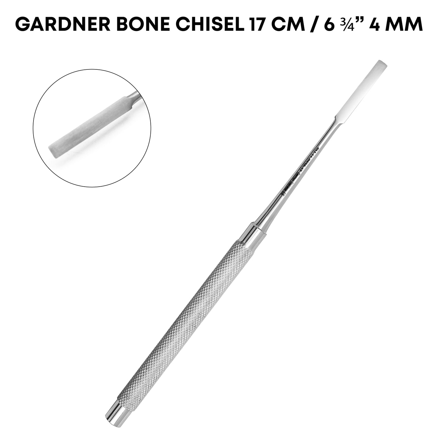 Gardner Bone Chisel 17cm / 6¾" – 4mm Triangular Blade