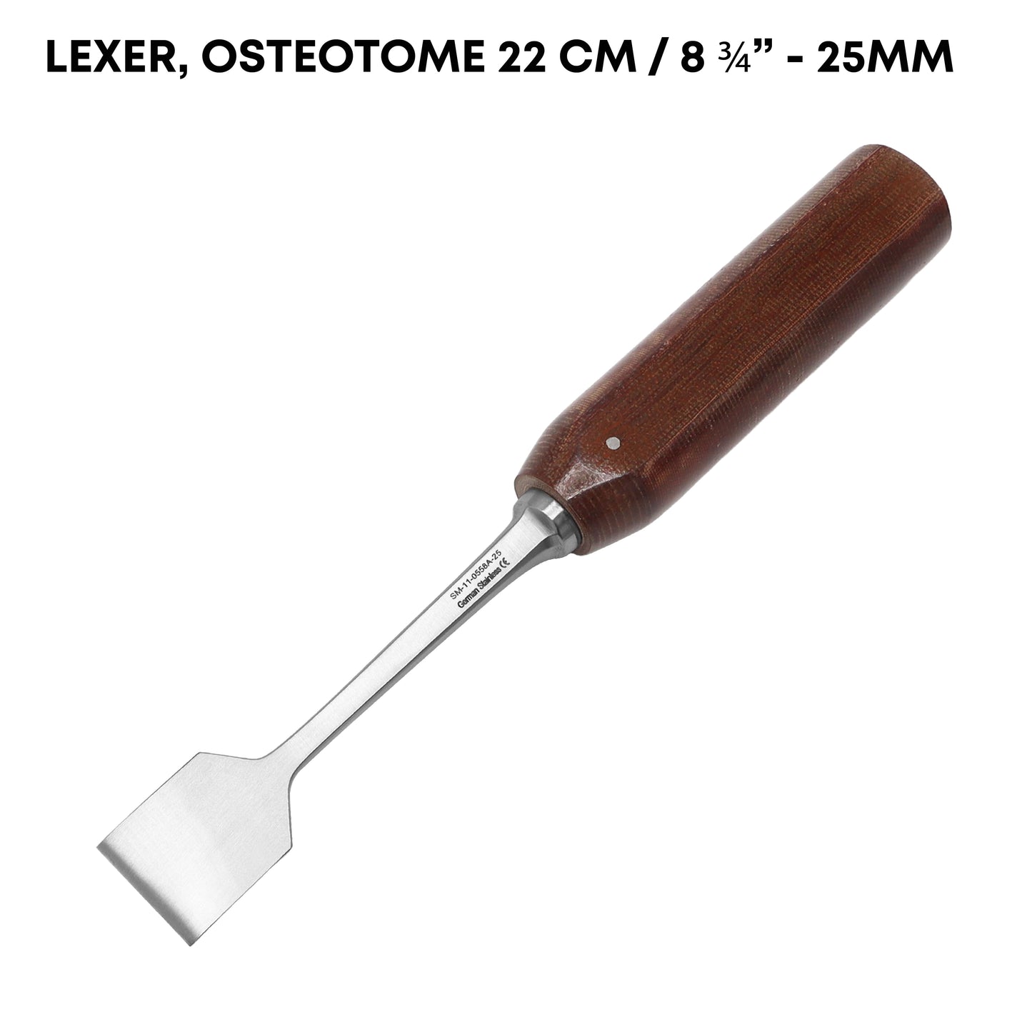 Lexer Osteotome 22cm / 8¾" – 25mm Orthopedic Bone Chisel