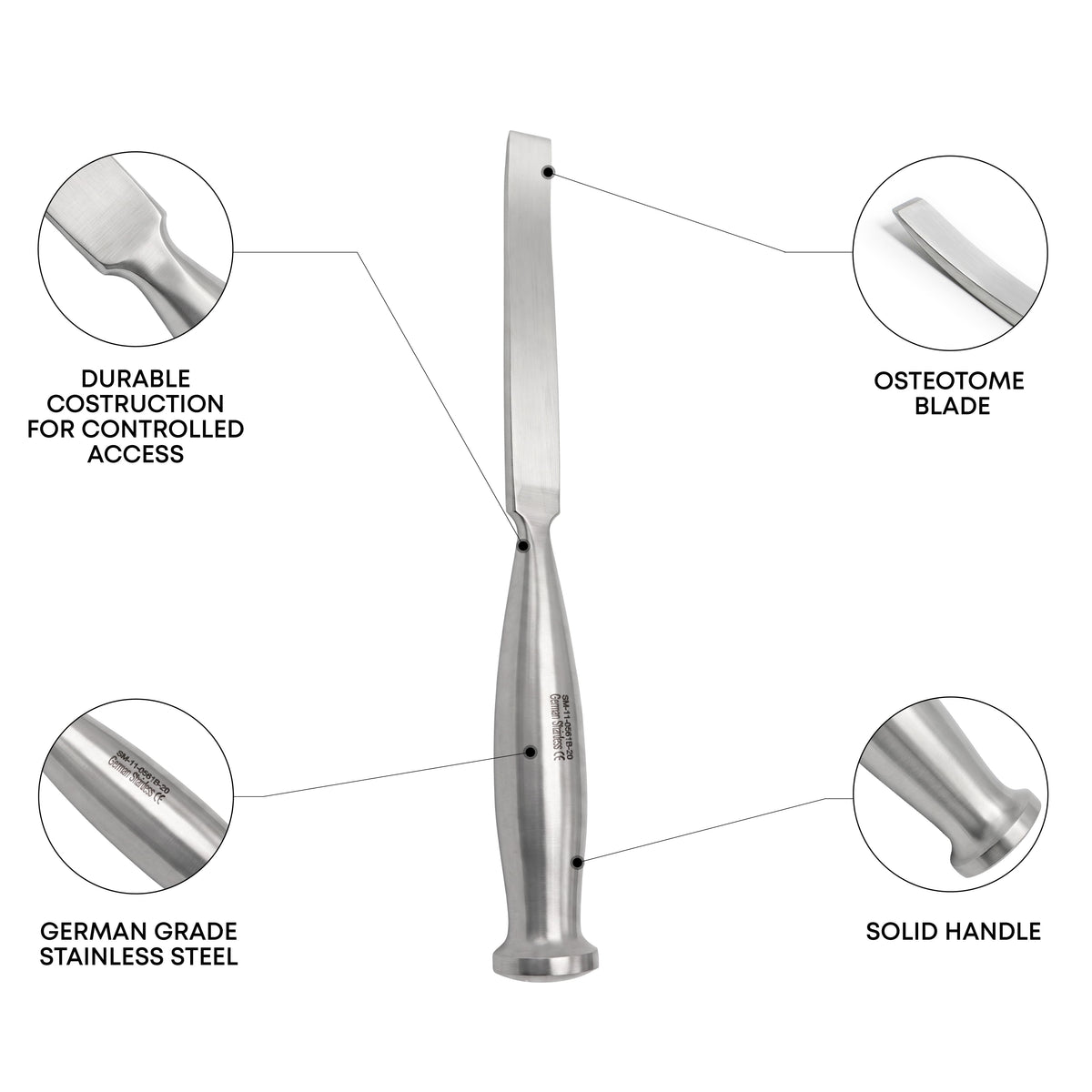 Smith-Petersen Osteotome 20.5cm / 8" – Orthopedic Bone Chisel
