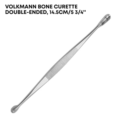 Volkmann Bone Curette Double-Ended – Orthopedic Surgical Instrument