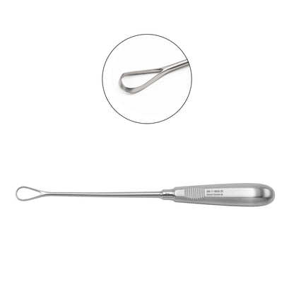 Ring Curette Straight Orthopedic Instrument