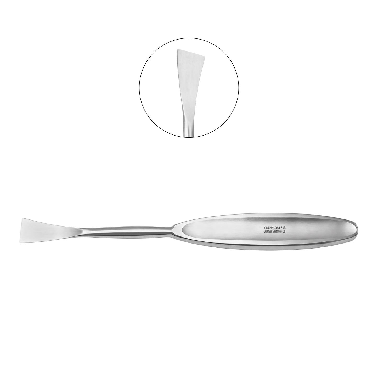 Martin-Langenbeck Periosteal Elevator Solid — 19cm / 7 ½” — 16mm Tip