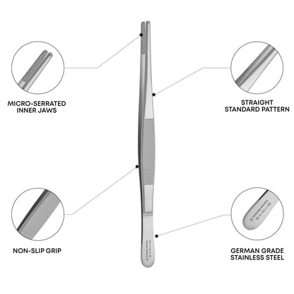 Dissecting Forceps – 230mm & 250mm Stainless Steel