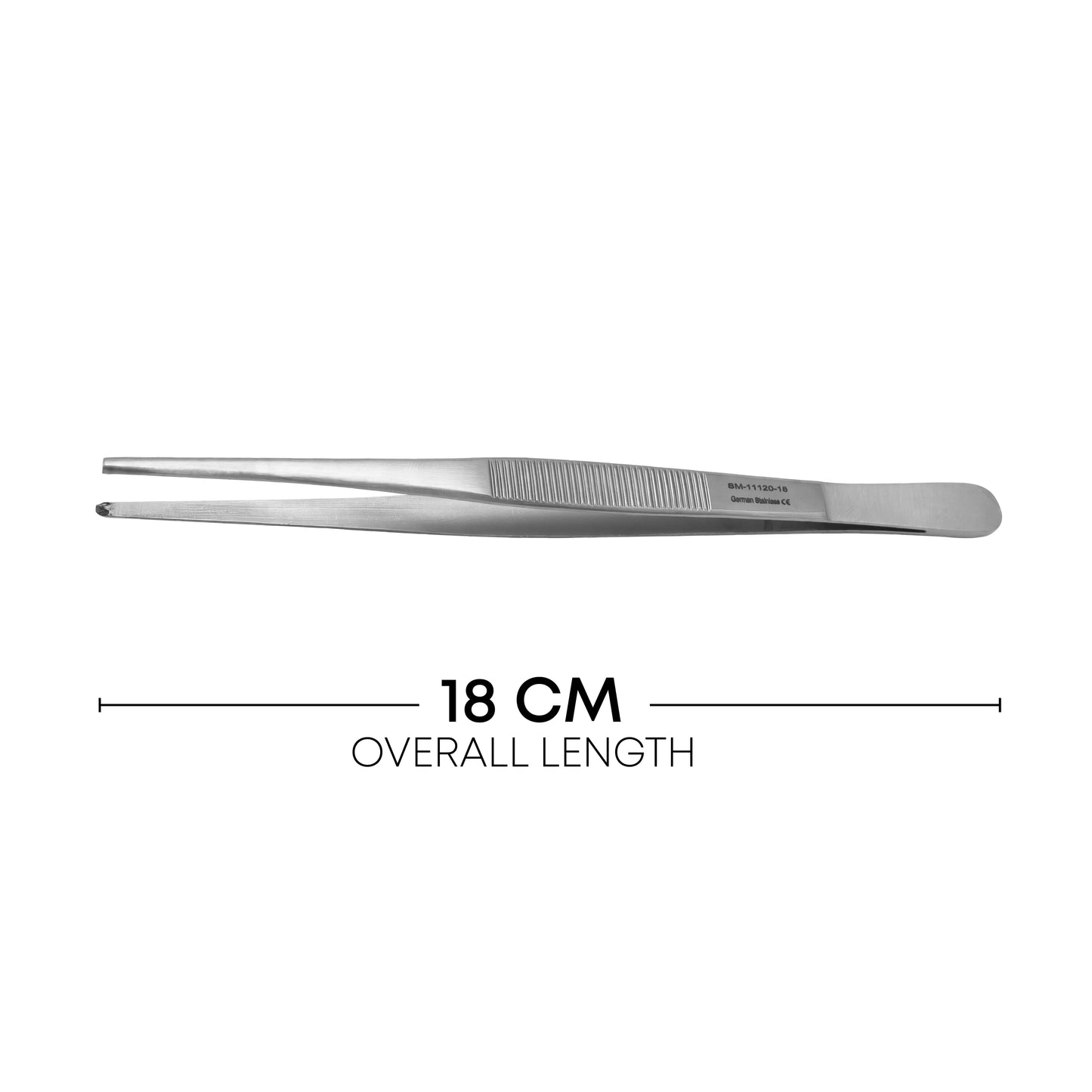 Standard Dissecting Forceps 1x2 Teeth –  Tissue Forceps
