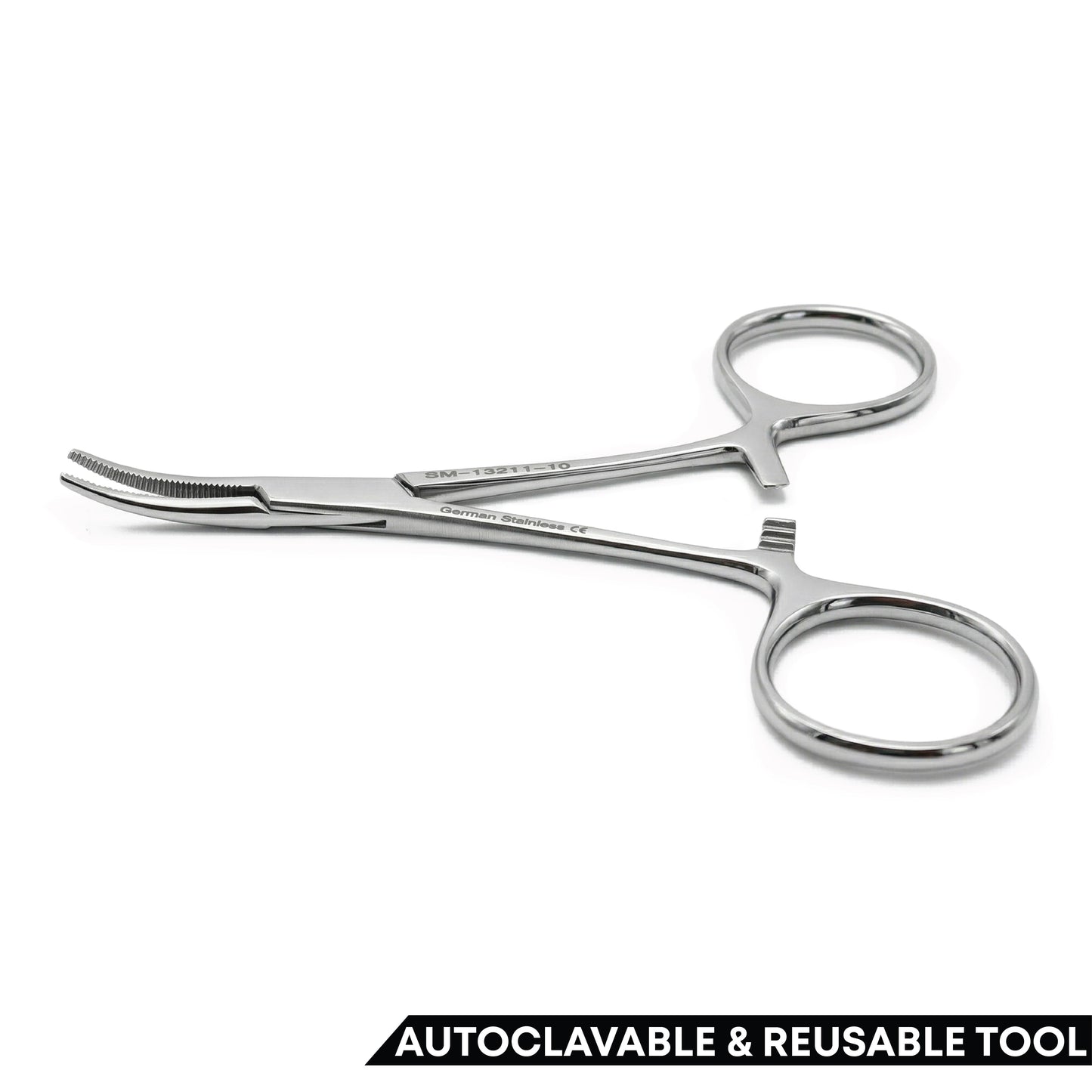 Hartmann Hemostatic Forceps Curved 10cm – Artery Clamp