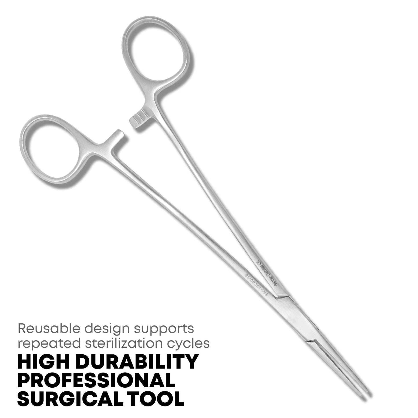 Kelly Hemostatic Forceps 18cm Straight –  Locking Surgical Clamp