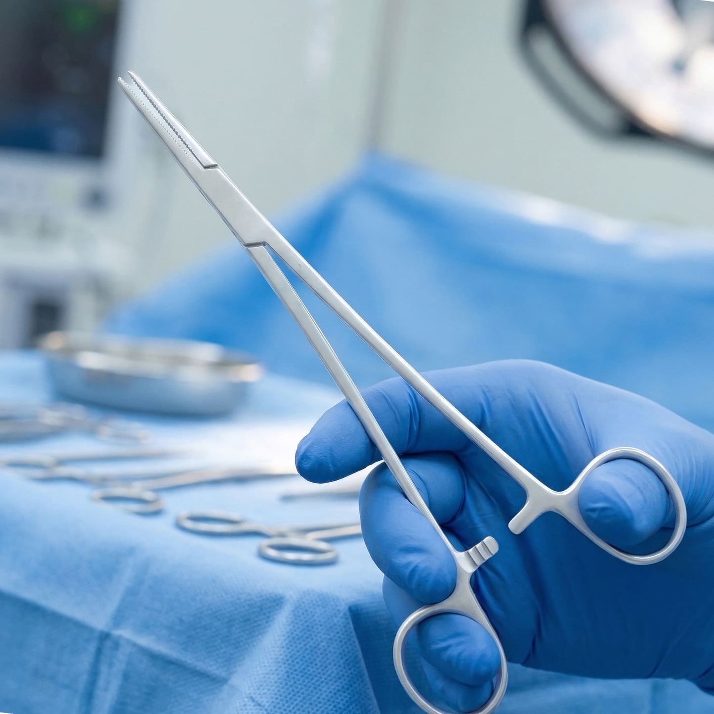 Kelly Hemostatic Forceps 18cm Straight –  Locking Surgical Clamp