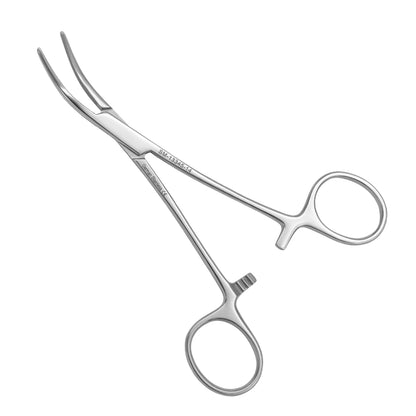 Dandy Hemostatic Forceps Curved Serrated – 14cm