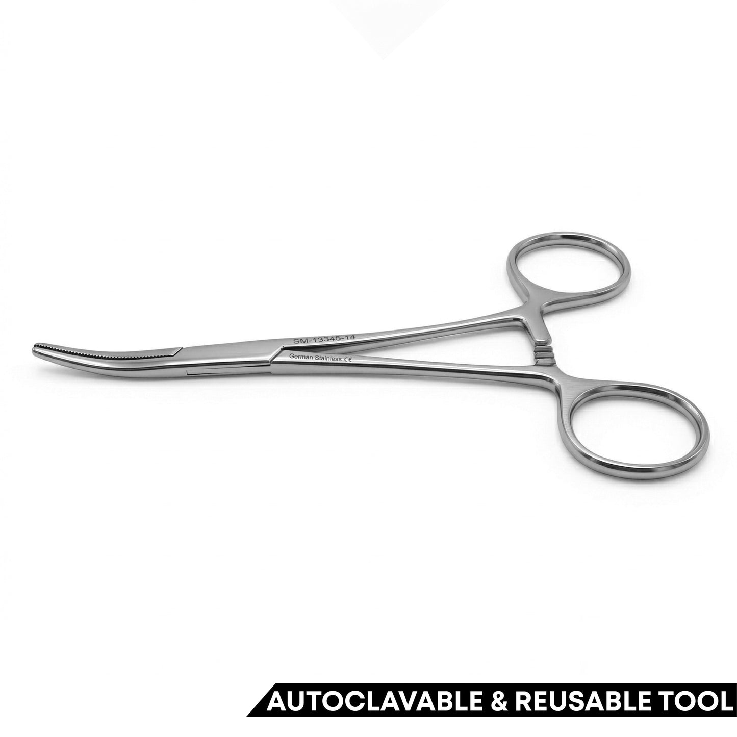 Dandy Hemostatic Forceps Curved Serrated – 14cm