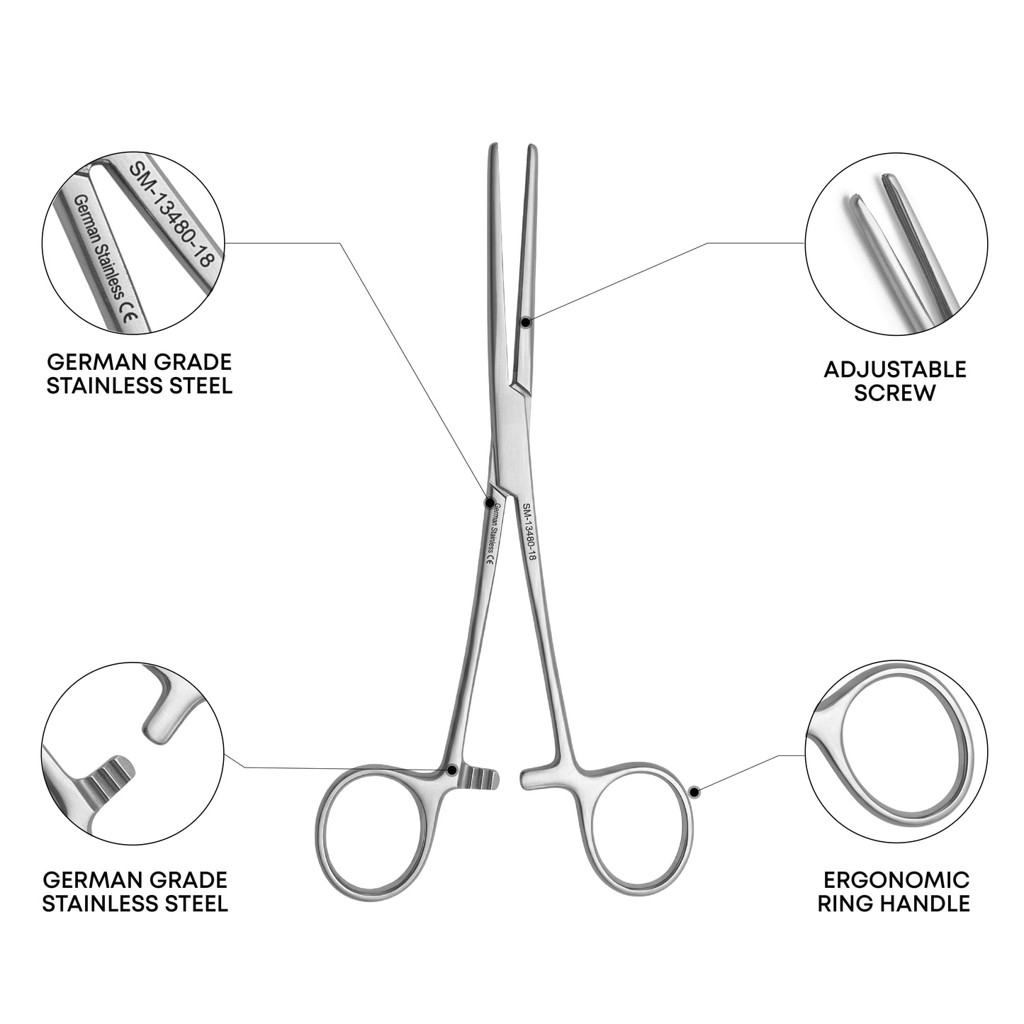 Brim Bridge Forceps Straight – 18cm