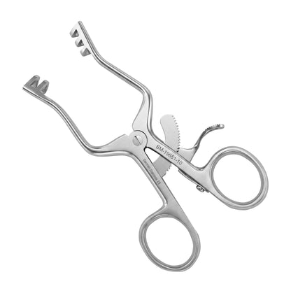 Weitlaner Retractor Blunt – 11.5cm / 4.5" – 2x3 Prongs Self-Retaining Surgical Retractor