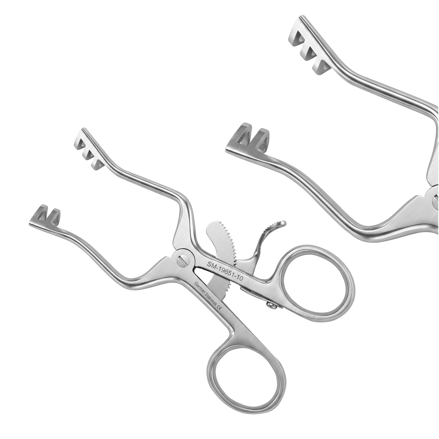 Weitlaner Retractor Blunt – 11.5cm / 4.5" – 2x3 Prongs Self-Retaining Surgical Retractor