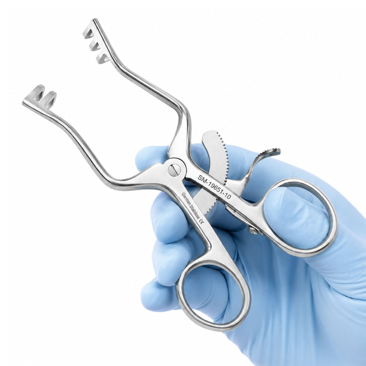Weitlaner Retractor Blunt – 11.5cm / 4.5" – 2x3 Prongs Self-Retaining Surgical Retractor