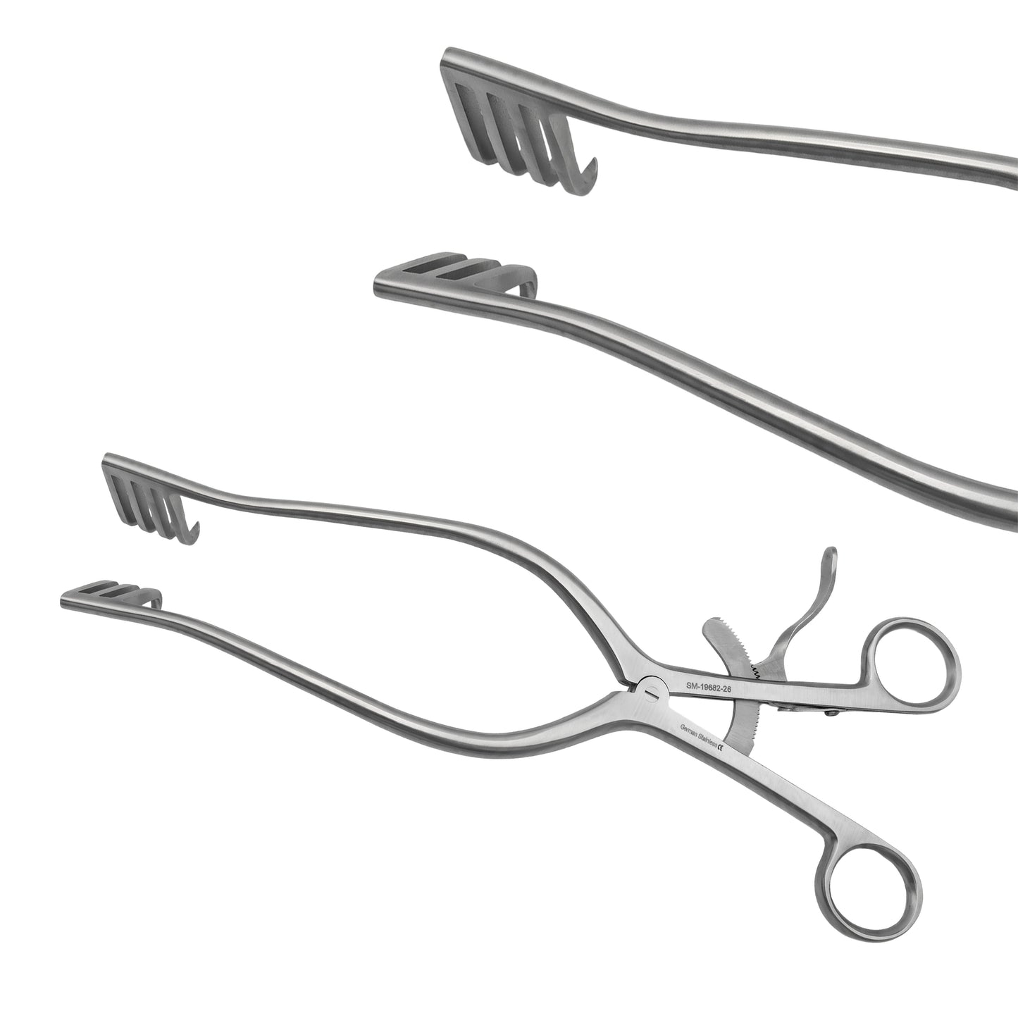 Adson Retractor – 26.5cm / 10.5" – 80mm Blade, Blunt & Sharp Variants
