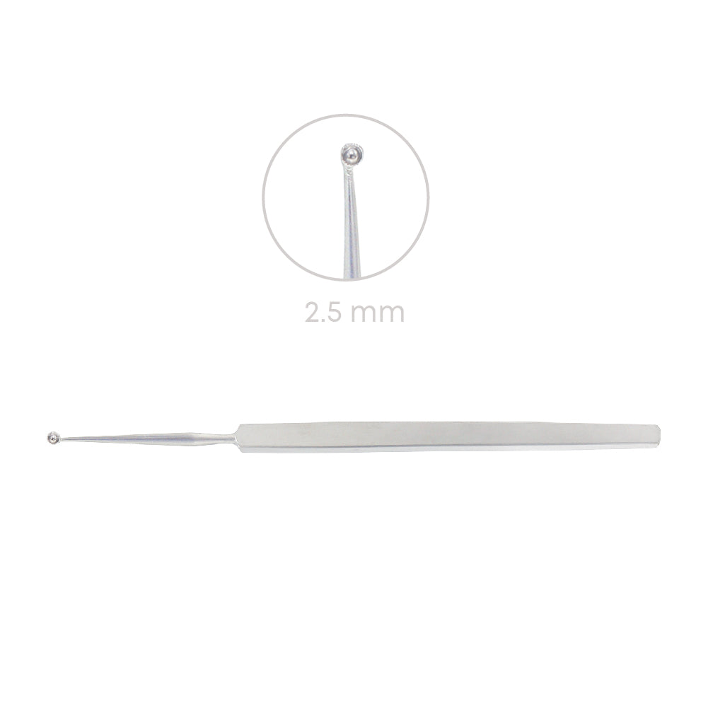 Hebra Chalazion Curette – 2.5 mm Serrated