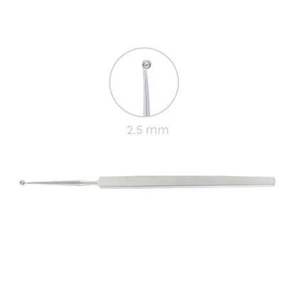 Hebra Chalazion Curette – 2.5 mm Serrated