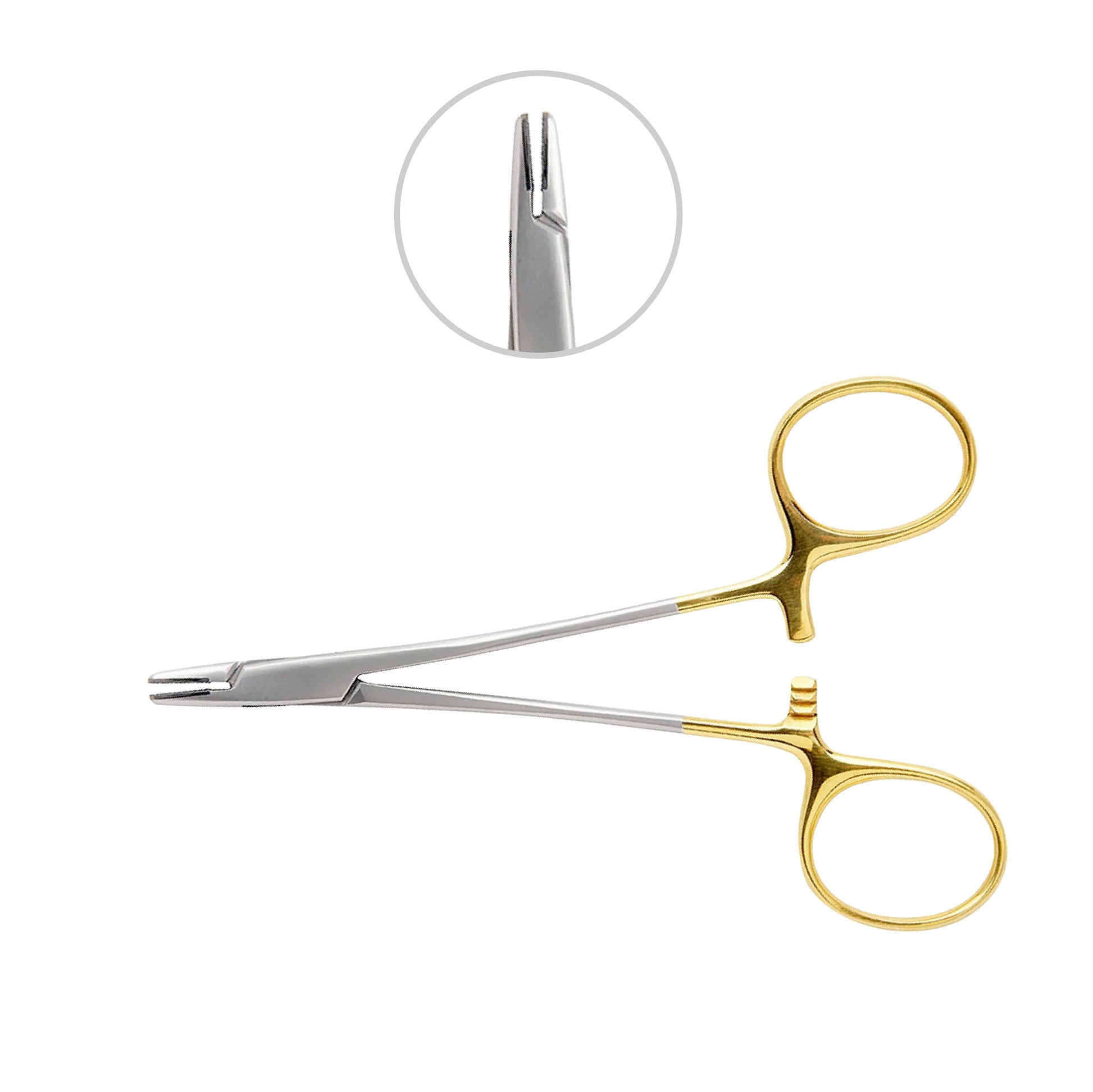 Derf Wright Needle Holder Forceps 120mm TC